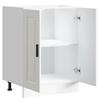 Vidaxl Kitchen Base Cabinet, Porto, White, Wood-based Material