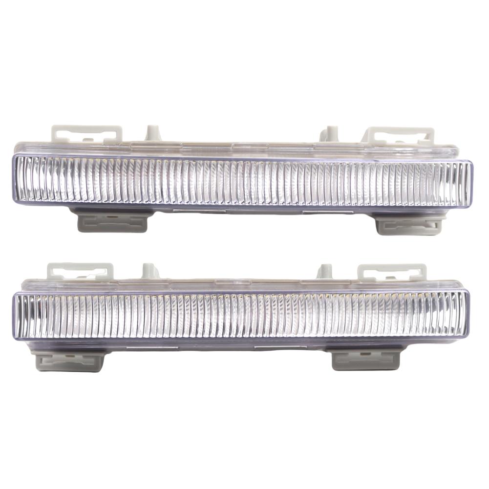 LED Car Front Daytime Running Light OEM 2049065401 2049065501 Daytime Running Fog Light for Mercedes Benz W166 ML500 2013-2014