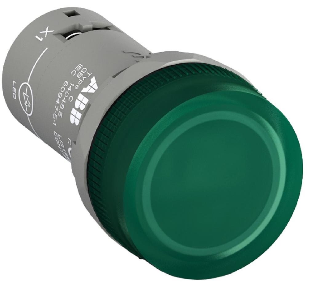 Compact Lamp with LED Diode CL2-502G 24V AC/DC
