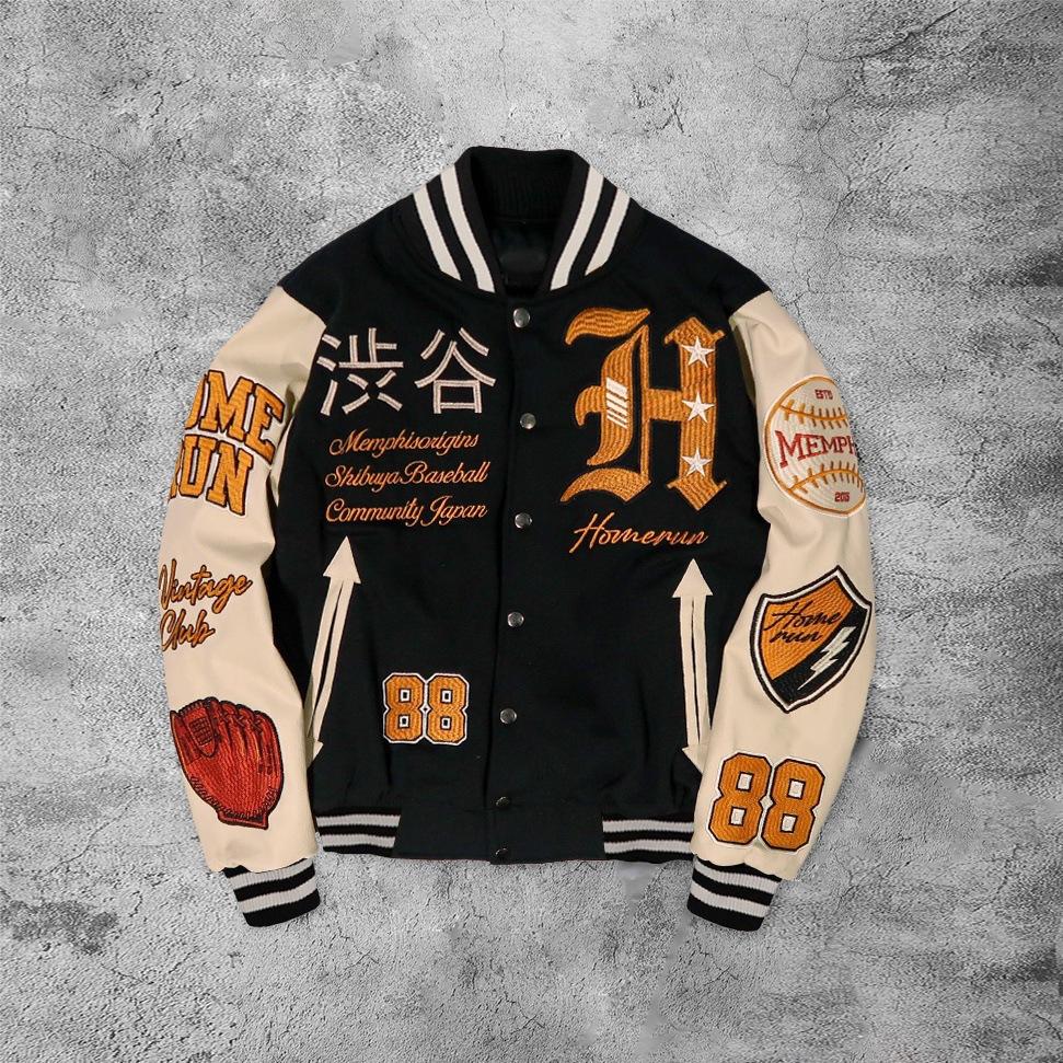 Fashion Men and Women with the Same Style Couple Spring and Autumn Jacket European and American 3D Printed Baseball Jersey