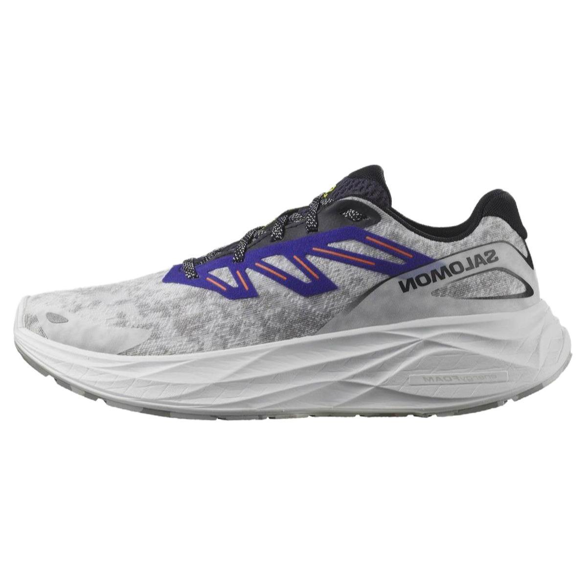 

SALOMON Aero Glide Comfortable Cushioning Low top Running Shoes Men s Gray Blue 474270 45⅓