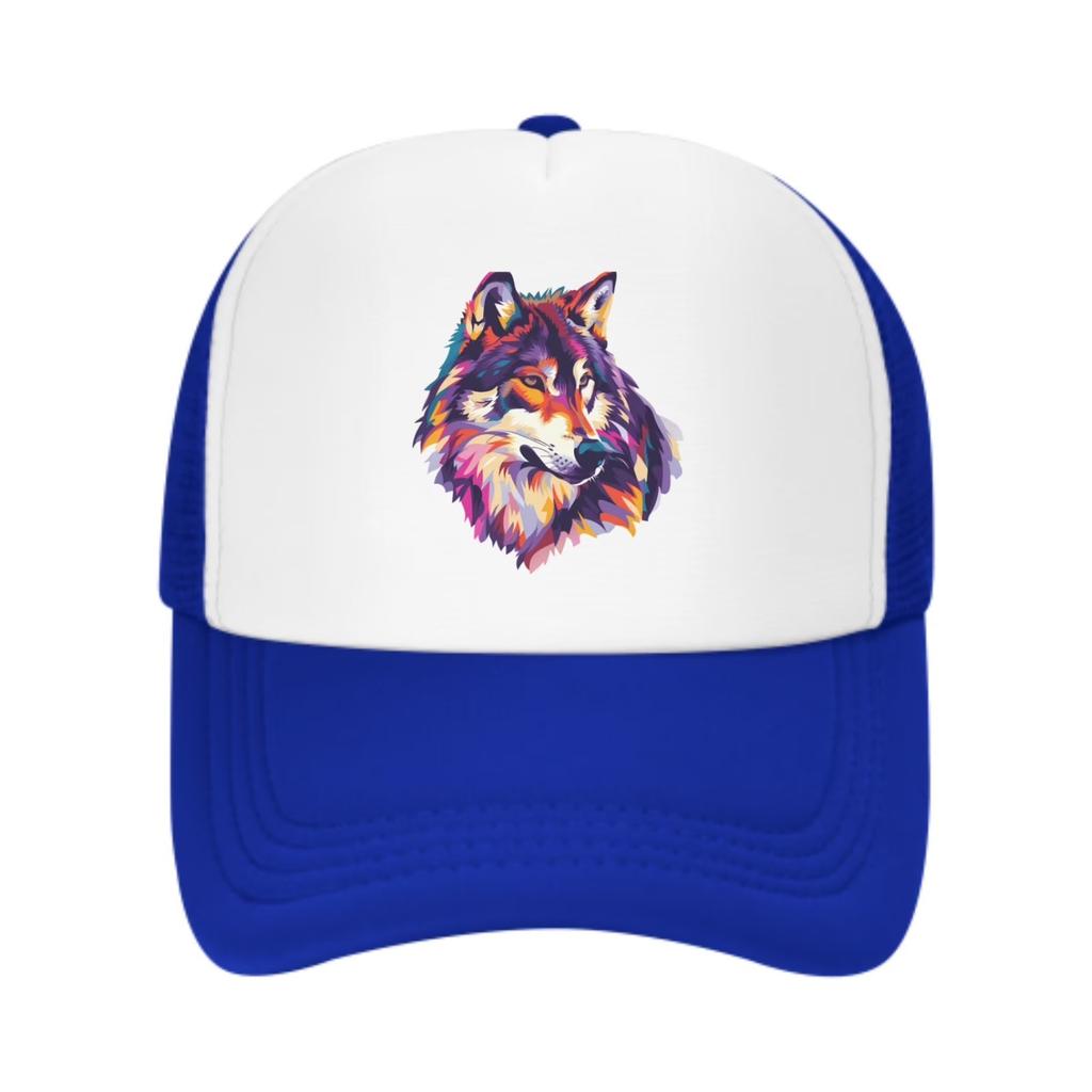Watercolor Cat Trucker Hat Unisex Adjustable Mesh Baseball Cap Breathable Outdoor Snapback