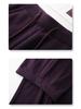Ancola Red Women's High-Waisted Wool Wide-Leg Pants - 2024 Autumn/Winter Collection