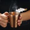 Gold 304 Stainless Steel Beer Mug Water Cups With Handle Coffee Milk Juice Mugs Summer Bar Tool Anti-Scalding For Kitchen Drink