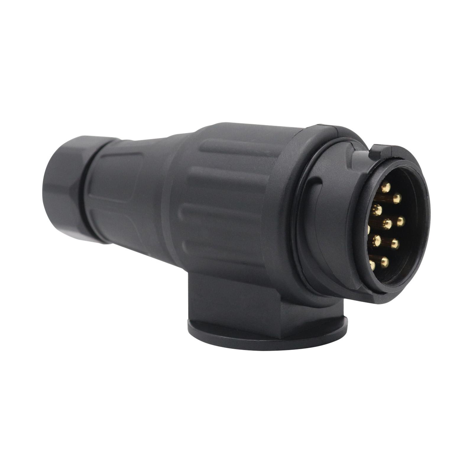 12V 13 Pin Trailer Connector Caravan Accessories Towing Socket Caravan Trailer Electrics Plug Trailer Adapter for Car Truck RV