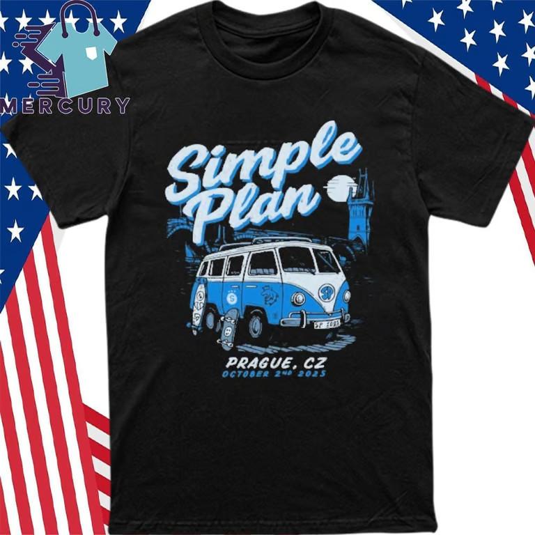 Simple Plan Prague Czechia October 02 2025 T-Shirt Unisex T-Shirt M