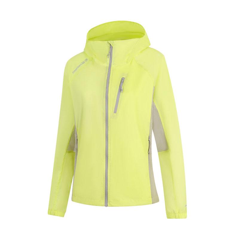Li-Ning Comfortable Versatile Casual Windbreaker Women outerwear Yellow Fluorescent-Green AFDWF96-1 S