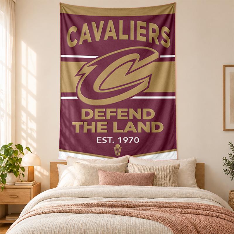 Cleveland Cavaliers Tapestry Highquality for Decorating Living Room Bedroom Dorm Walls Ideal As Bedroom Wallart Orholiday Gift