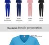 Unisex Breathable Surgical Nurse Uniform - Sweat-Absorbent Medical Scrub Set for Pet Hospital Use
