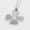 Heart-Shaped Multi-Layer Photo Locket Necklace with DIY Four Photo Spaces