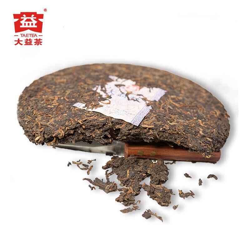 2017 TAETEA Reifer Puer-Tee, Batch 1701 Dayi „Wei Zui Yan“ Shu Puerh-Teekuchen, 357 g