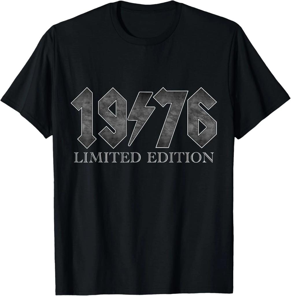Vintage 1976 Classico 50 Anni Bday 50° Compleanno Rock Regalo T-Shirt Unisex