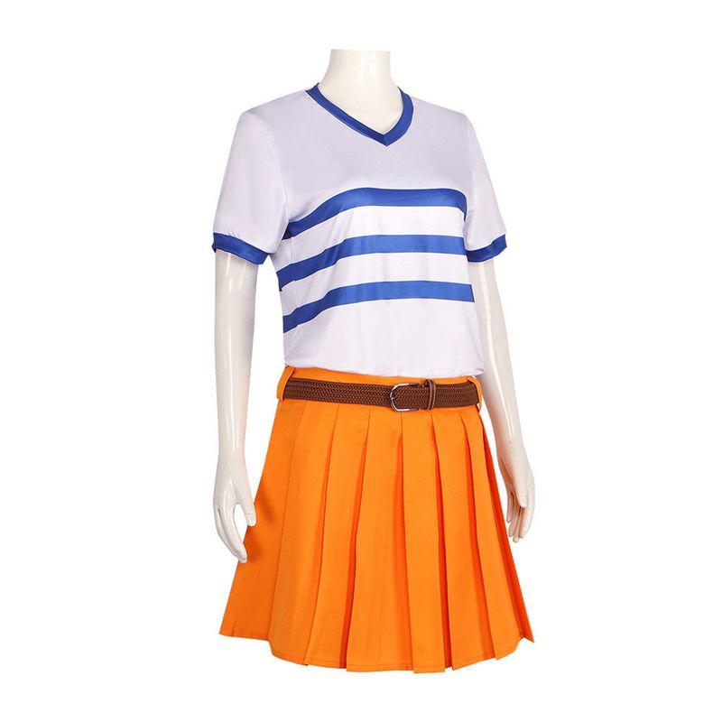 Real-Life Version of the Movie One Piece Cosplay Costume, Real-Life Version of Nami Cosplay Anime Costume for Women, Halloween Performance Outfit