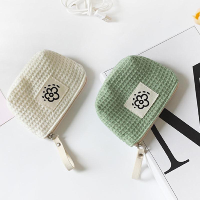 1PC Storing Convenient Travel Saving Space Lightweight Storage Bag Flower Multicolored Orderly Manner Linen-cotton Durable