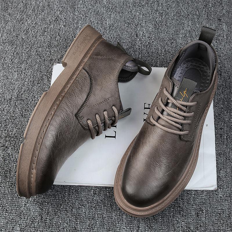 Huizhou bottines Martin basses nouvelles chaussures printemps et automne chaussures en cuir hiver britannique