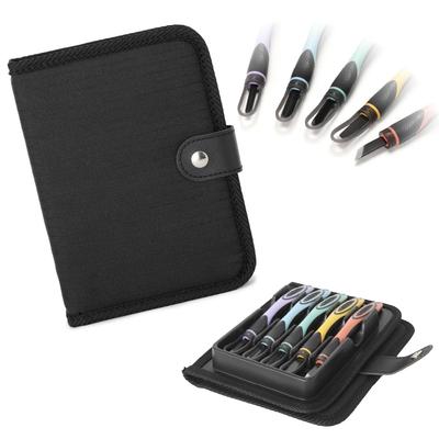 Moribe Creation Carving Knife Grip with Safety Guard and Integrated Soft Set, 2-Way Tray, Black, Right-Handed, CKT-167