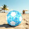 Olympique De Marseille Size 5 Soccer Ball, Machine-Stitched PVC, Durable & High Bounce, All Ages Fit, Fan Merchandise, Matches & Outdoor Use.