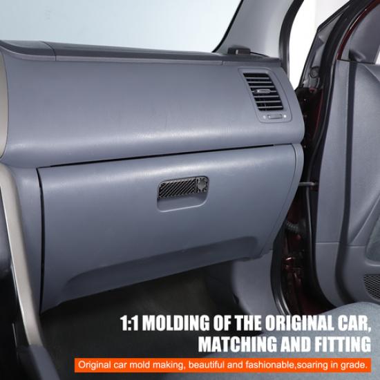 Soft Carbon Fiber Passenger Side Glove Box Switch Sticker For Honda Pilot 03-08
