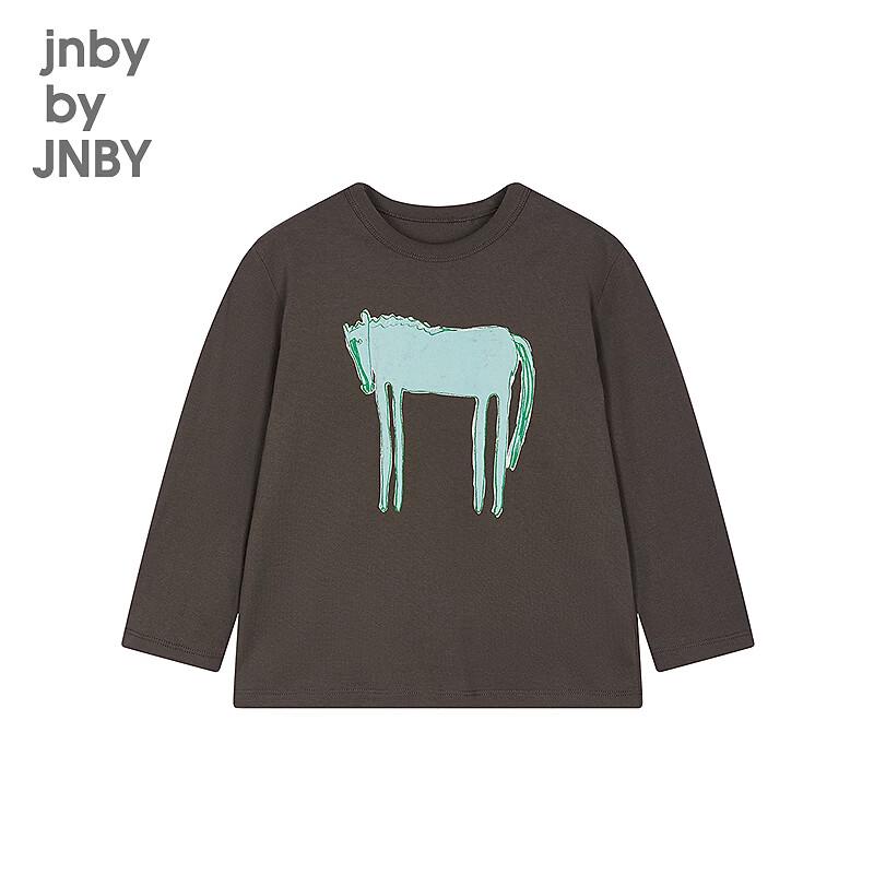 JNBY Kids  Unisex Animal Print Long Sleeve T-Shirt 120