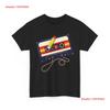 Cassette T Shirt Eighties Music Lovers Tape Pencil Vintage Versatile Fashion Designer Clothes