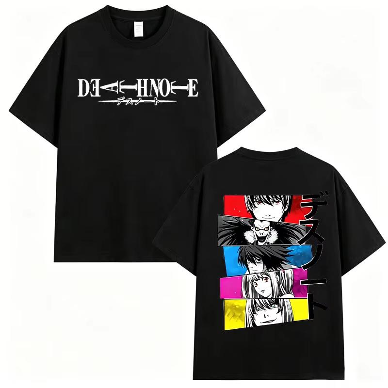 2026 DEATH NOTE Misa Amane Maglietta Anime Manga Stampa Grafica Vintage Retro Oversize Cotone Unisex Manica Corta Streetwear Alta Qualità Maglietta Casual