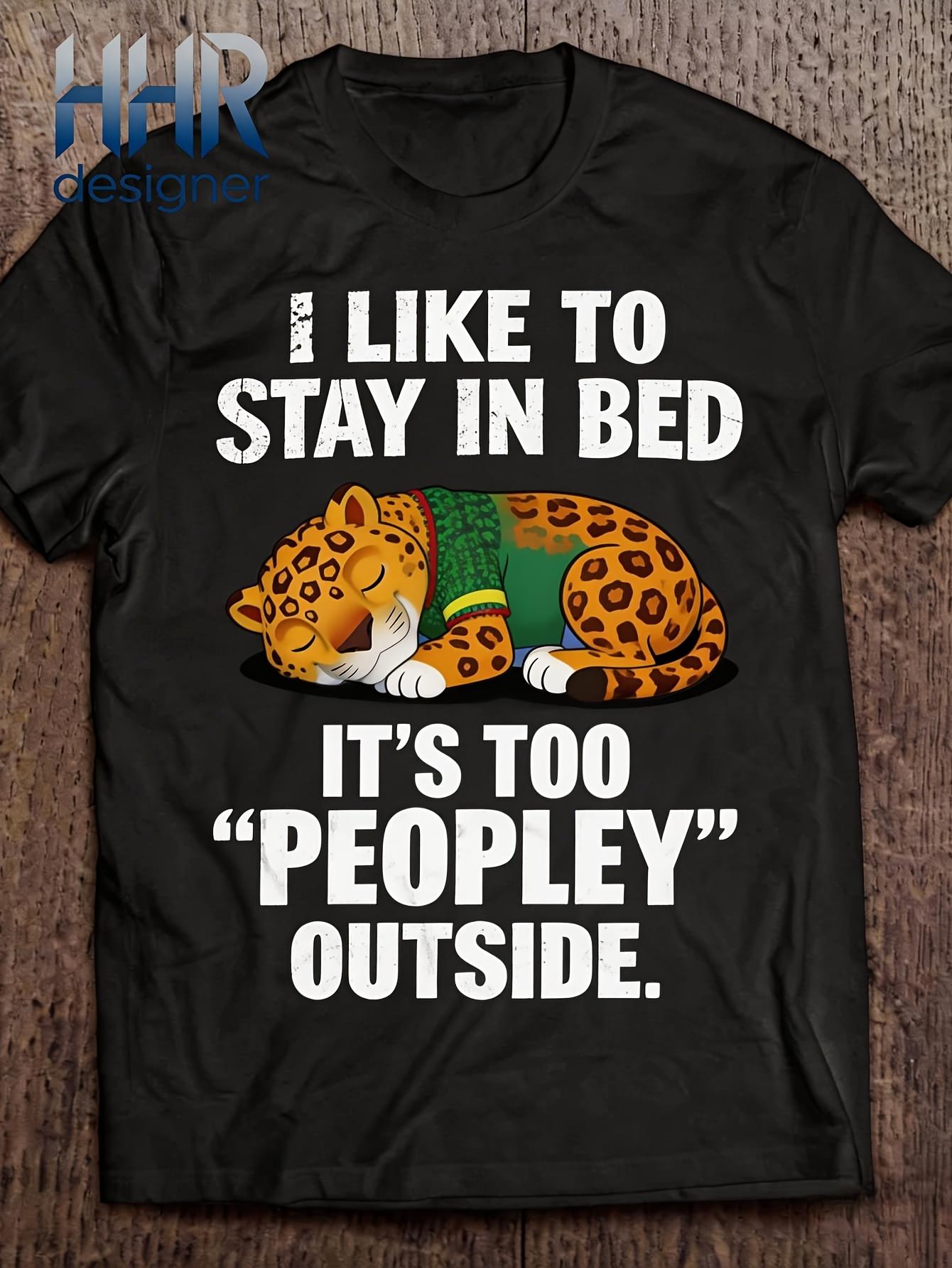 

Funny Lazy for JAGUAR T Shirt Too Peopley Outside Quote Graphic Tee High Quality Printed T Shirt Summer Unisex Casual Top S чёрный