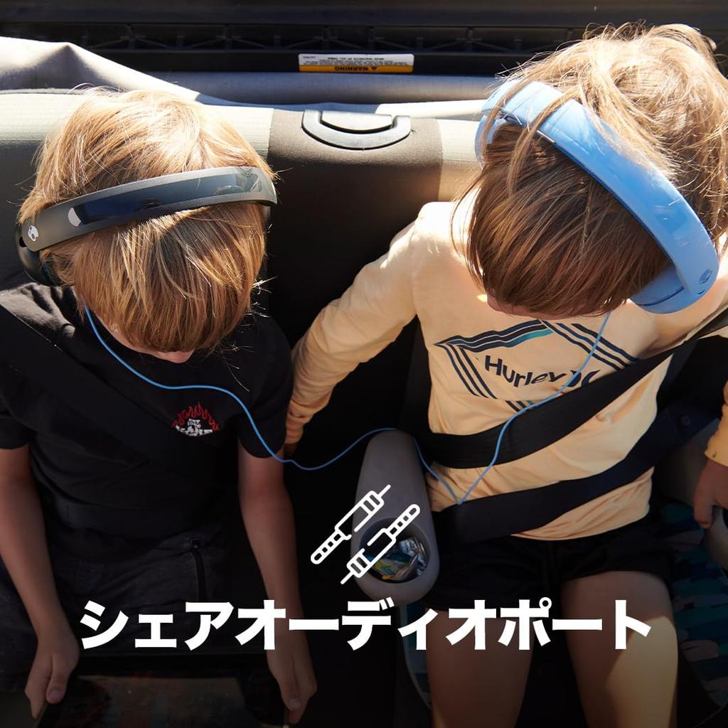 Official Skullcandy Store Grom Wireless Kids' Wireless Headphones with Mic, 45 Hours of Playtime, and Original Sticker (Black)