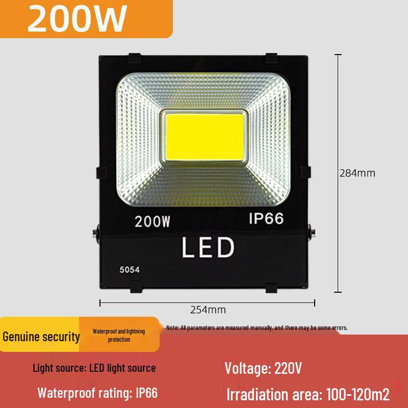 30W/50W Waterproof LED Floodlight: Warm Outdoor Spotlight for Courtyards & Advertising