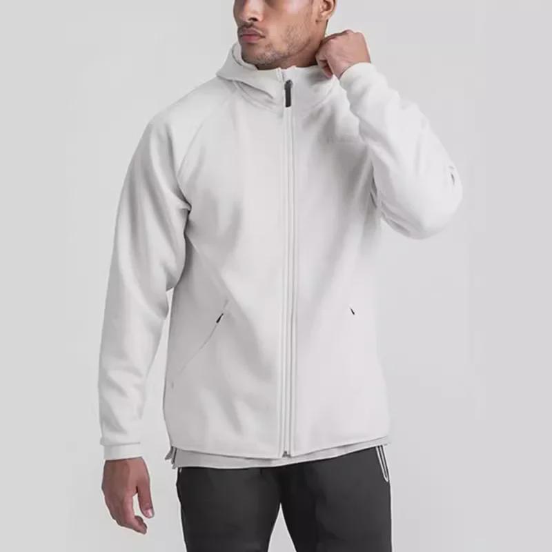 Cárdigan Holgado con Capucha para Hombre de Estilo Coreano: Sudadera de Manga Larga con Cremallera para Primavera/Otoño
