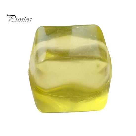 Hand Exercise Ball Anxiety Relief Stress Cube Toy, Clear Frosted Squeeze Toy Snowflake Glitter Ice Sensory for Students Workers Tool