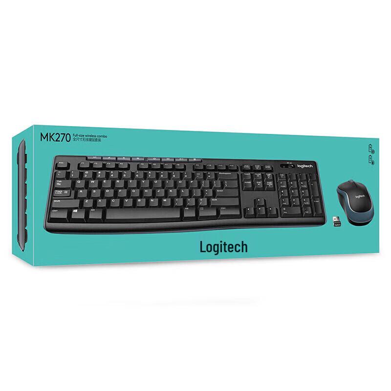Logitech MK270 Wireless Keyboard and Mouse Combo