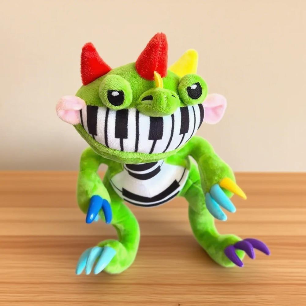 Ny Poppyed Pianosaurus Tecknad Gosedjursdocka Anime Mardrömsspel Gosedjur Fylld Kudde Docka Prydnad Leksak Barnens Födelsedagspresent