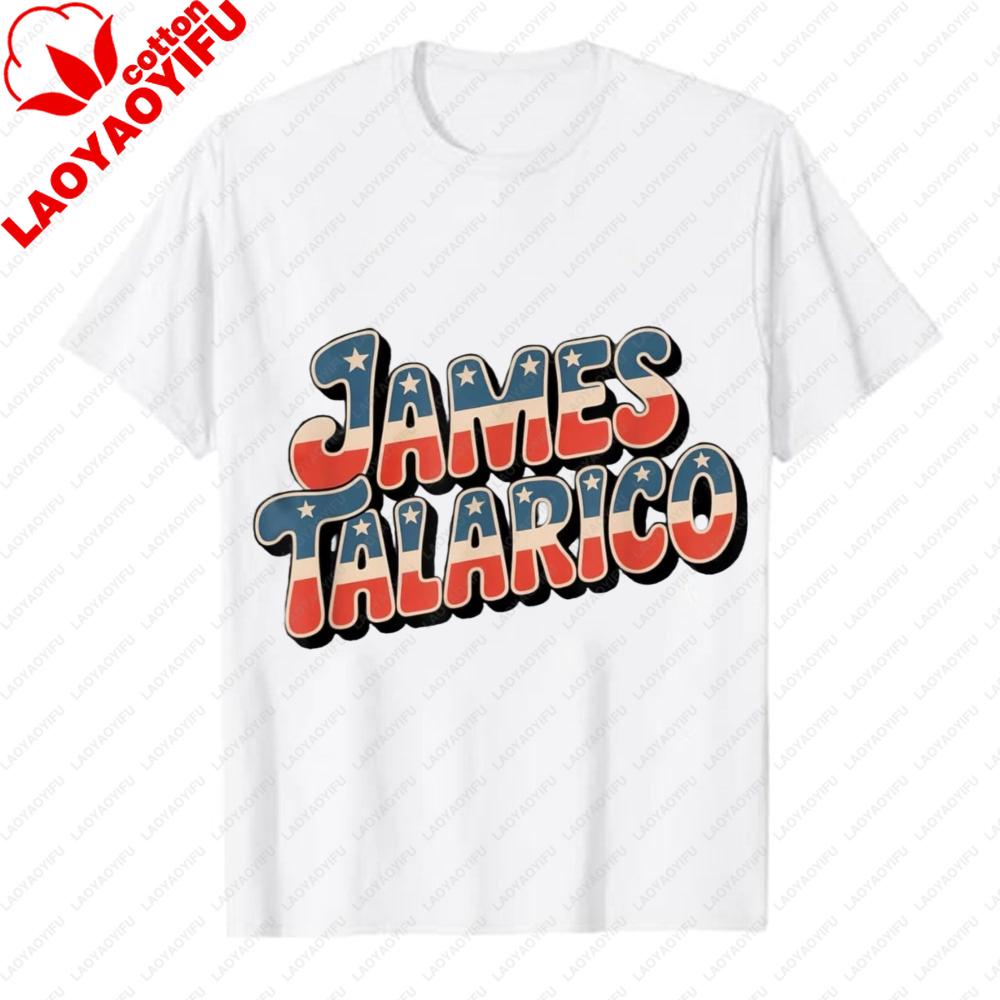 James Talarico Texas Democrat Political Campaign Supporter TShirt Yk Tops Harajuku Shirts for Women Vintage Aesthetic Clothes