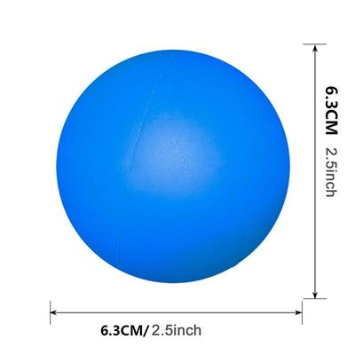 Boules de Massage Lacrosse en Silicone de 6,3 cm pour Libération Myofasciale Cou Bras Jambe Muscle Relax Yoga Massage Tissus Profonds Point Déclencheur