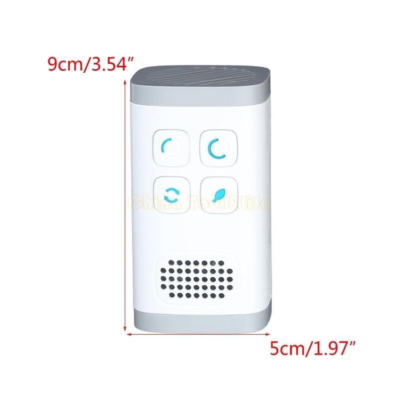 

57QF Мини-ионизаторы воздуха Устранитель запаха и дыма Тихий очиститель воздуха Дезодоратор Генератор озона для кухни, спальни, гардероба, для автомобиля EU PLUG