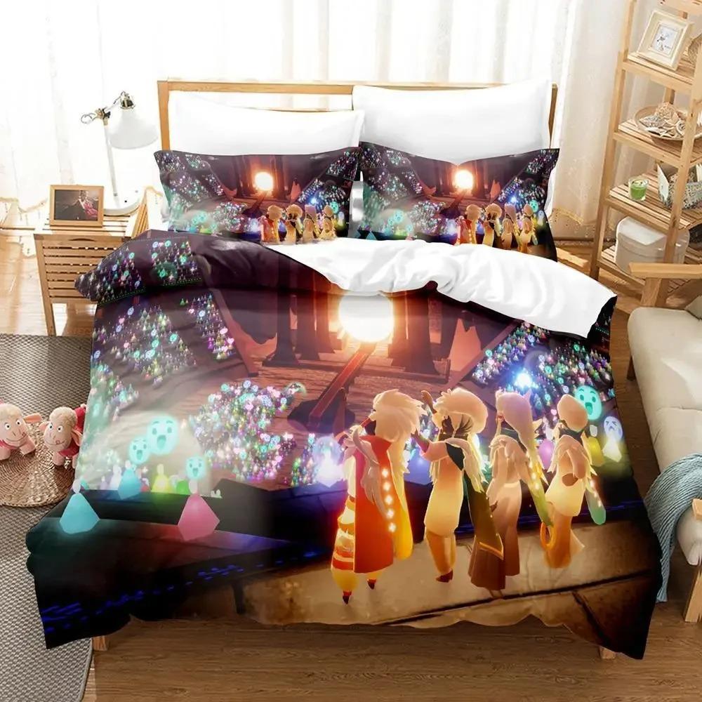 Game SkyChildren of the Light Bedding Sets exquisite bed supplies set duvet cover bed comforter set luxury birthday gift