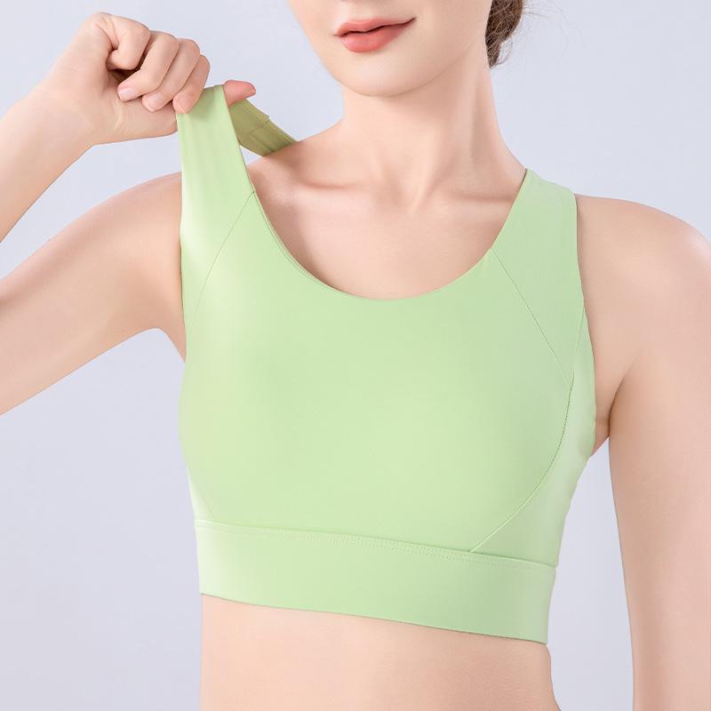 Shockproof Anti-Sagging High-Intensity Sports Bra for Running, Fitness, and Yoga