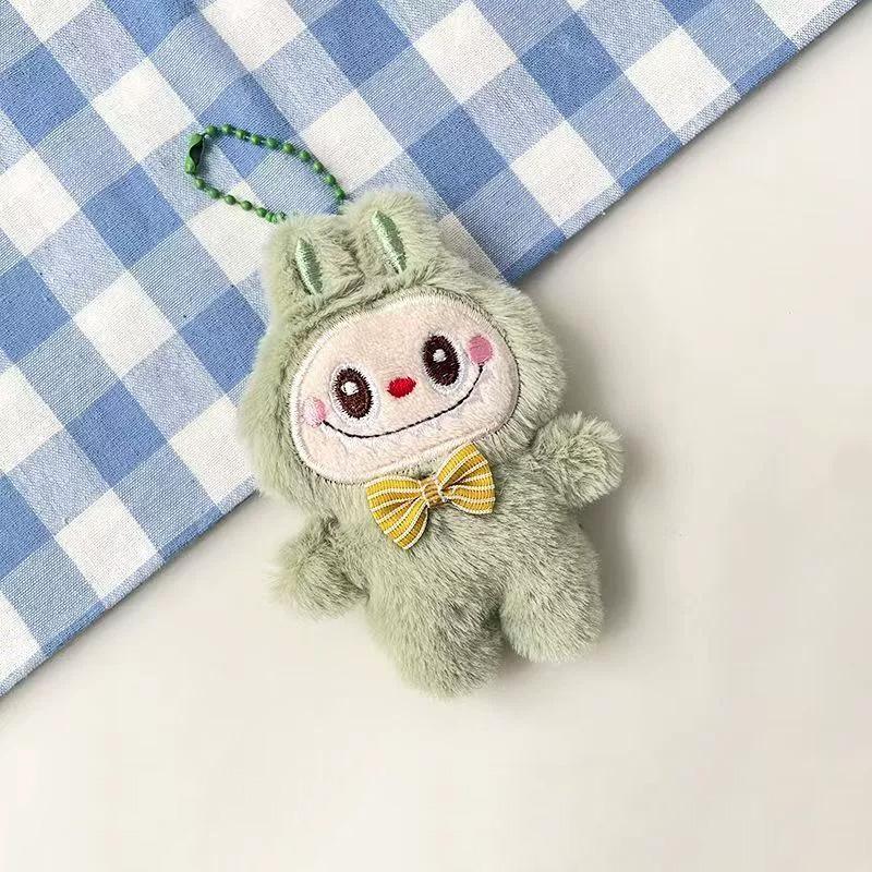 1PC Trendy Doll Cute Cartoon Rabbit Backpack Pendant Key Ring Holiday Gift Bag Pendant Plush Doll Keychain