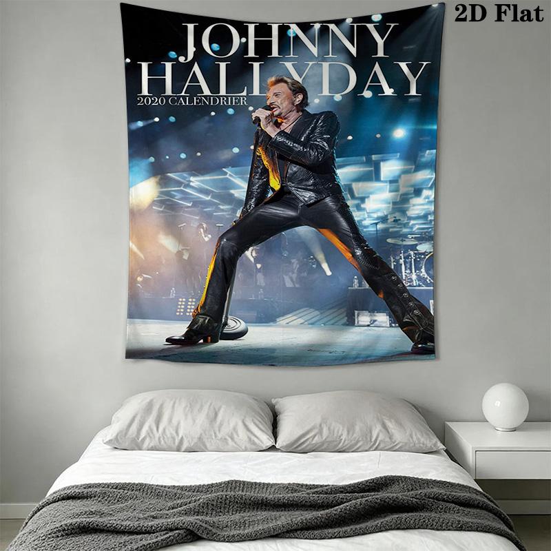 Live Performance Acoustic Guitar Showcase Tapestry Fashion Print Wallmounted Christmas Gift Home Decor Background Cloth