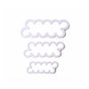 3Pcs/Set Flower Cake Molds Rose Flower Fondant Cutter Cake Decorating Tools Molds Sugarcraft Biscuit