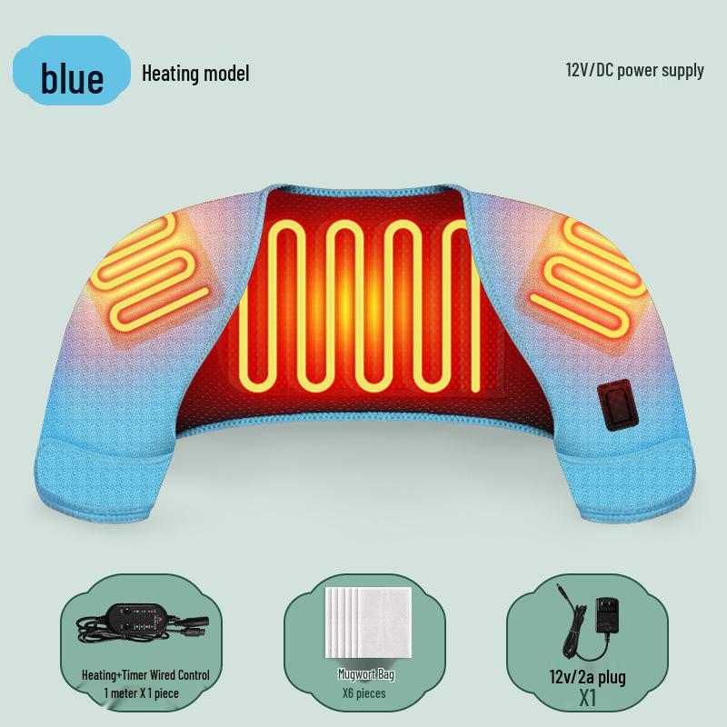 Heated Massage Shoulder and Neck Camisole for Men & Women - Warm Compress Therapy for Cold Protection