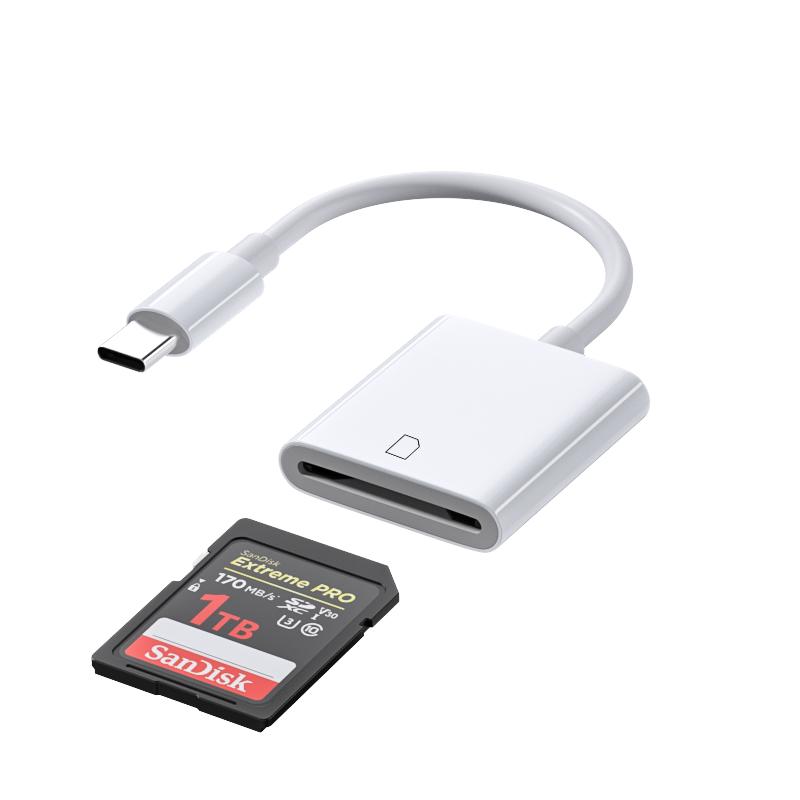 OEM Logo Type C Factory Direct Supply Type C External OTG Card Reader USB 2.0 Port TF SD Card Reader USB Hub USB