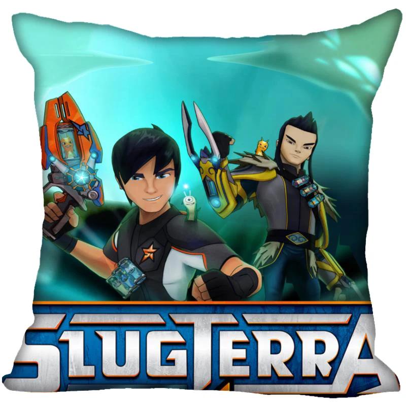 Neue Slugterra Anime Kissenbezug Schlafzimmer Home Office Dekokissenbezug Quadratisch Reißverschluss Kissenbezüge Satin Weich Kein Ausbleichen