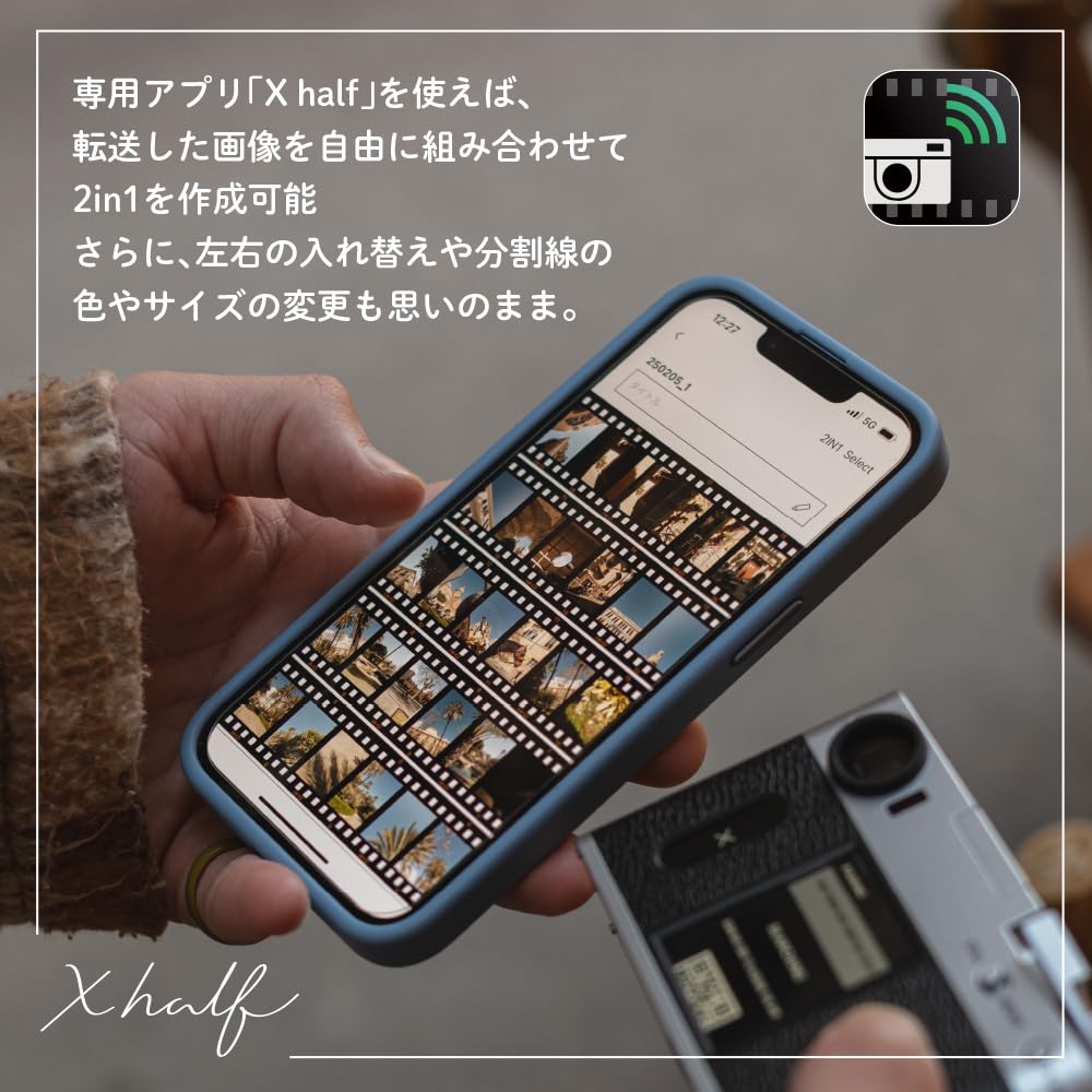 Fujifilm Compact Digital F Bilingual Support X-Half Camera, Black, X-HF1-B JP,