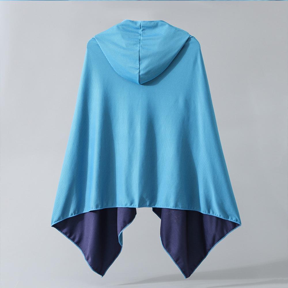 Quick-Drying Quick-Drying Poncho Sun Protection Sunshade Shawl Hooded Cooling Hoodie Towel  Women