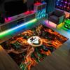 Venezia FC Football Design Crystal Velvet Carpet Cozy Non?Slip Printed Rug For Bedroom Living Room Entrance