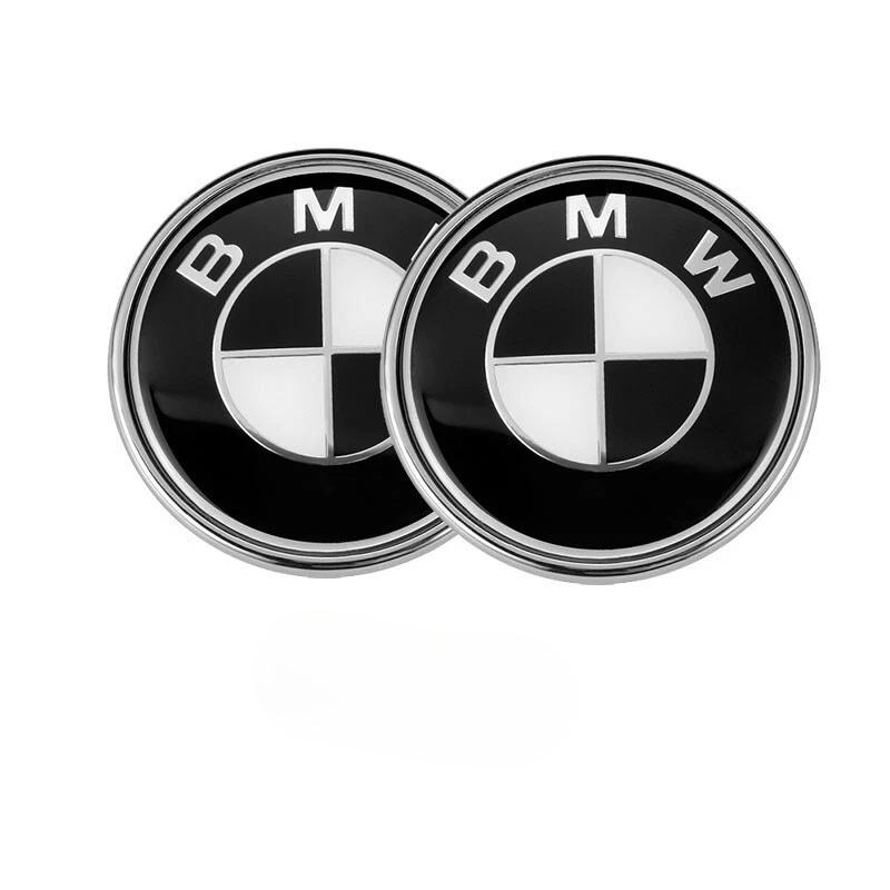 2pcs/set 82mm or 74mm for BMW X1 X3x30f34f36 car hood badge ABS badge accessories for car trunk.2 stuck feet