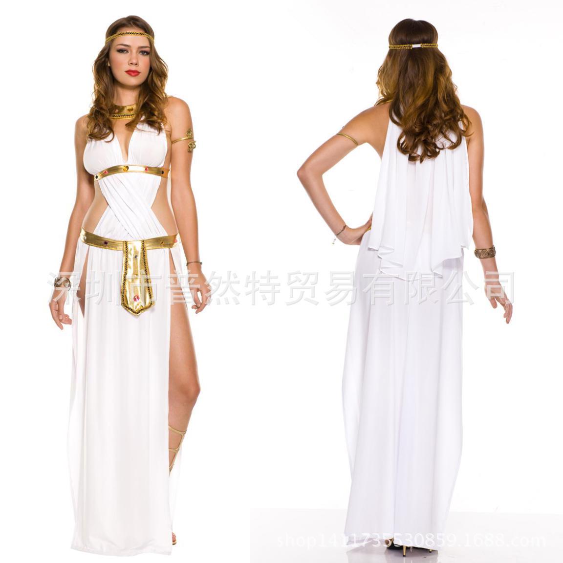 

Egyptian Queen Dancer Costume for Adults - Halloween & Masquerade Cosplay One Size