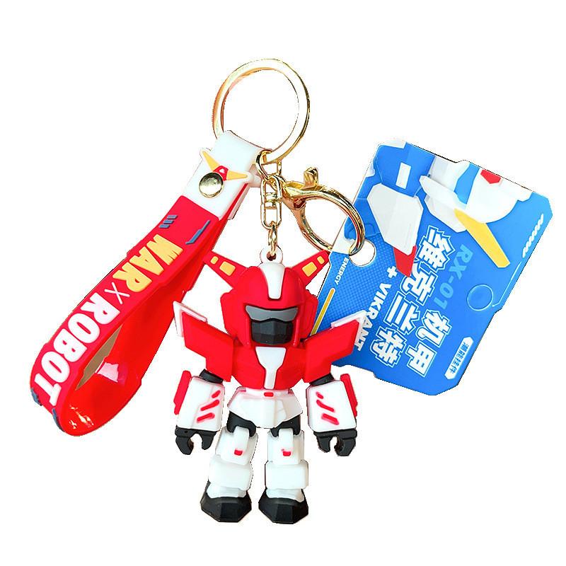 Cartoon Robot Playful Mech Warrior Keychain Cute And Colorful Bag Accessory Gifting For