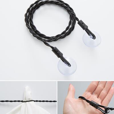 Reise Non- Kleiderleinen Outdoor Reise Camping Tragbar Trocknen Kleider Kleiderbügel Gestell Leine Saugnapf Elastisches Seil